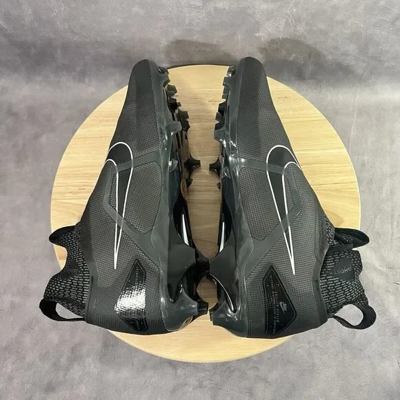 Nike Alpha Menace Elite 3 Flyknit Black Football Cleats  display picture 3